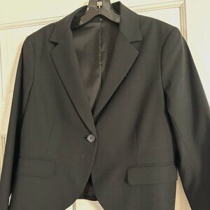 Theory Black tuxedo jacket